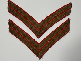 U.S. ARMY, CIRCA 1884-1911, ARTILLERY, CORPORAL, CHEVRONS, GILT LACE - $85.00