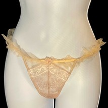 Victoria’s Secret V String Thong Size Medium Pale Pink - £9.56 GBP