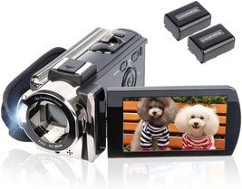Kicteck Video Camera Camcorder Digital Camera Recorder Full Hd 1080P 15F... - £67.58 GBP