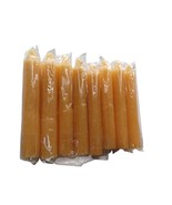 Individually wrapped chime candles bundle of 8 orange mini taper spell c... - $8.00