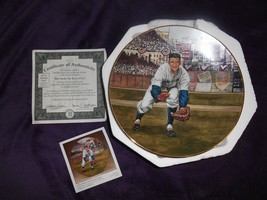 BILLY MARTIN: THE RESCUE CATCH Collector Plate  NY Yankee BASEBALL - $35.00