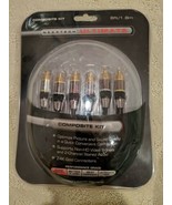 NEXXTECH ULTIMATE COMPOSITE VIDEO AND 2 CHANNEL AUDIO KIT  24K connector... - $14.52