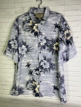 Palm Island Clothing Co Mens Hawaiian Floral Shirt Lightweight Button Up... - £27.66 GBP