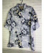 Palm Island Clothing Co Mens Hawaiian Floral Shirt Lightweight Button Up... - £27.15 GBP