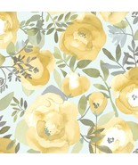 Nuwallpaper Nu3036 Peachy Keen Peel &amp; Stick Wallpaper, Yellow - $37.99