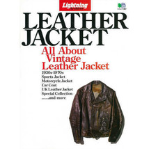 Lightning Archives Leather Jacket Magazine Vintage Fashion From Japan - £61.94 GBP