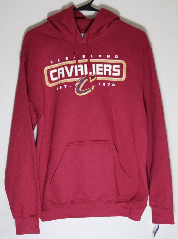 NBA Cleveland Cavaliers Men's Fadeaway Red Jumper Hooded Sweatshirt - Small NWT