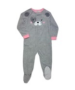Carter&#39;s Toddler Girl&#39;s Puppy Dog Face Gray Fleece Blanket Pajama Sleeper - $15.83+