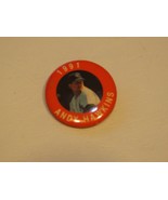 RARE 1991 Baseball Pin Andy Hawkins New York Yankees button 1 1/2 in MLB... - £4.10 GBP