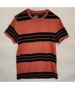 Men's size small red black striped Roebuck shirt   - $7.99