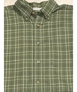 L.L.Bean Button Down Men Shirt Large Wrinkle Resistant Traditional Fit G... - $22.18 CAD