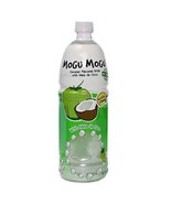 6 X Mogu Mogu Coconut Juice Drink with Nata De Coco 1L Each Bottle-Free ... - £52.49 GBP