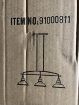 3-light industrial pendant lighting - $602.13 MXN