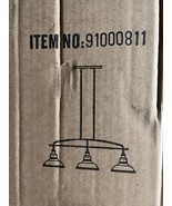 3-light industrial pendant lighting - $602.13 MXN