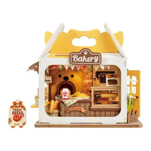 Robotime Rolife Food Box Shop DIY Miniature House Kit Easy Assembly Building Blo - £41.29 GBP