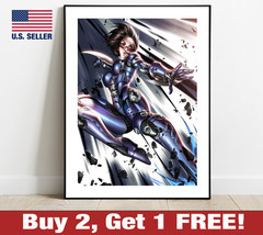 Battle Angel Alita Poster 18&quot; x 24&quot; Print Anime Manga Wall Art Decor 1 - £10.63 GBP