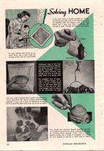 1945 Vintage Solving Home Problems Articles Popular Mechanics - $29.95