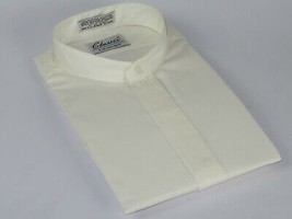 Men Formal pastor shirt Classix Banded Collar less Hidden Button Front M... - $29.99