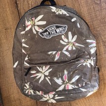 VANS Off The Wall Flower Print Backpack 18x15 - $19.80