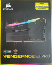 Corsair - CMW32GX4M2Z3600C18 - Vengeance RGB Pro 32GB DDR4 SDRAM Memory Kit - $3,014.63 MXN