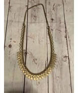 Dessy Brand Rare Vintage Egyptian Revival Style Gold Necklace - £35.20 GBP