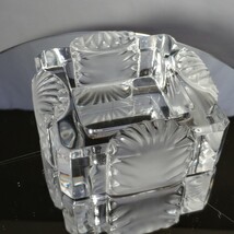 Lalique Ashtray Candy Dish Art Deco Corfou Pattern Crystal Vintage Rene Lalique image 7
