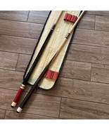Vintage Pool Cue Sticks Soft Case Billiards 2 Piece &amp; 3 Piece - $176.57 CAD
