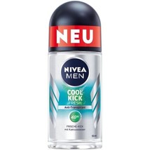 Nivea Men Cool Kick Fresh roll-on anti-perspirant 50ml- Free Shipping - $9.36