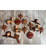 Lot of 14 Southwestern Mexican Resin Christmas Ornaments - $24.99