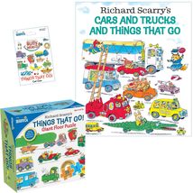 Richard Scarry&#39;s Cars and Trucks and Things That Go Hardcover, Seek and Find Veh - £41.55 GBP