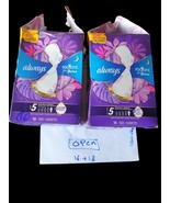 Always Radiant Flexfoam Pads for Women Size 5 Light Absorbency 2-Pack (1... - $294.38 MXN