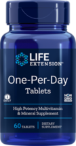 MAKE OFFER! 2 Pack Life Extension One-Per-Day 60 Tablets Multivitamin Mineral image 1