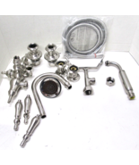 Signature Hardware Pasaia Wall Mounted Clawfoot Tub Filler in Brushed Ni... - $312.80 CAD