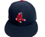 59Fifty New Era  Men&#39;s Cap Boston Red Sox Sock Navy Blue On Field Hat Si... - £12.51 GBP
