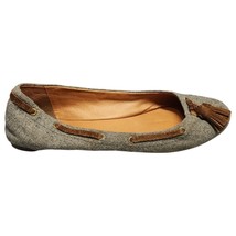 Lucky Brand Moccasin Flats Womens Size 10 Brown Gray Tassel Round Toe Sl... - £16.57 GBP