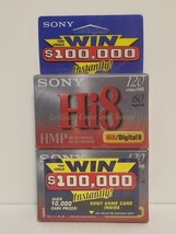 2-pack SONY Hi8 HMP Blank Video Cassette Tapes BRAND NEW SEALED 120 min - $24.74