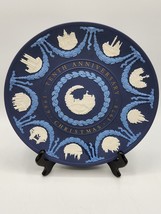 Wedgwood Blue Jasperware Christmas 10th Anniversary Windsor Castle Plate - $88.85