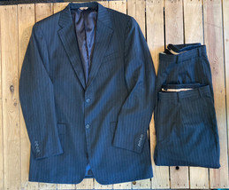 Luca Rossi Men’s Wool Suit jacket and 2 Pairs Of pants Size XL In grey B5 - £33.23 GBP