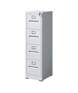 Premium 4-Drawer Metal File Cabinet with Lock - Office &amp; Home Storage - $4,180.93 MXN