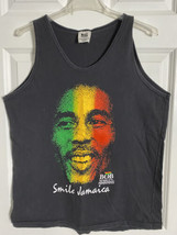 Vintage Bob Marley Smile Jamaica Sun Island Tank Size Large 1996 - £22.08 GBP