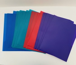 Bundle of 17 Colorful Folders for School - £21.61 GBP