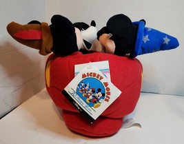 Mickey Mouse 70th Anniversary Four (4) Mini Bean Bag Plush MBBP Red Shor... - £11.40 GBP