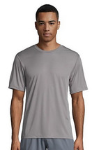 Hanes Cool DRI® TAGLESS® Men&#39;s Graphite T-Shirt Size Large, New, Q6 - £6.39 GBP