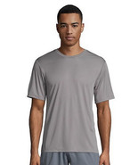 Hanes Cool DRI® TAGLESS® Men&#39;s Graphite T-Shirt Size Large, New, Q6 - £6.29 GBP