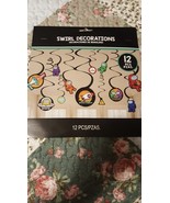 Space Theme Birthday Decoration Swirls Hanging - 12Pcs - €4,23 EUR