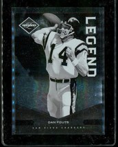 2011 Panini Limited Legend Chrome Football Card #143 Dan Fouts Chargers 061/499 - £3.88 GBP