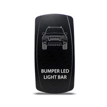 CH4x4 Rocker Switch Bumper Led Light Bar Symbol - Green  LED - $16.82