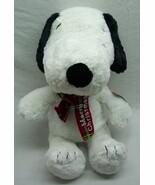 Peanuts SNOOPY W/ MERRY CHRISTMAS SCARF 18&quot; Plush STUFFED ANIMAL Toy NEW... - $40.74 CAD