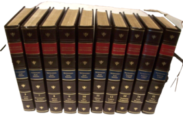 10 Encyclopedias Britannica MICROPEDIA 15th Edition Black Padded Leather 1992 - £116.43 GBP