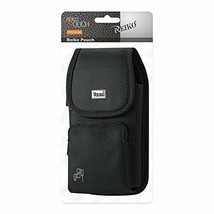 Reiko Vertical Rugged Pouch with Metal Logo for iPhone 6/6s - Black - £6.79 GBP